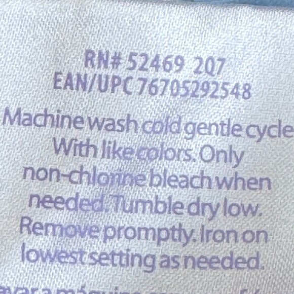 Secret Treasures Sleeping Cat Print Pajamas Blue and Pink Women's Plus Size 2X - Picture 11 of 11